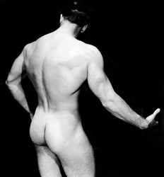 Nude Bodybuilder, Back View, San Francisco, California, c.1950